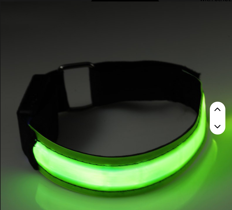 Muñequera Banda Led Recargable USB