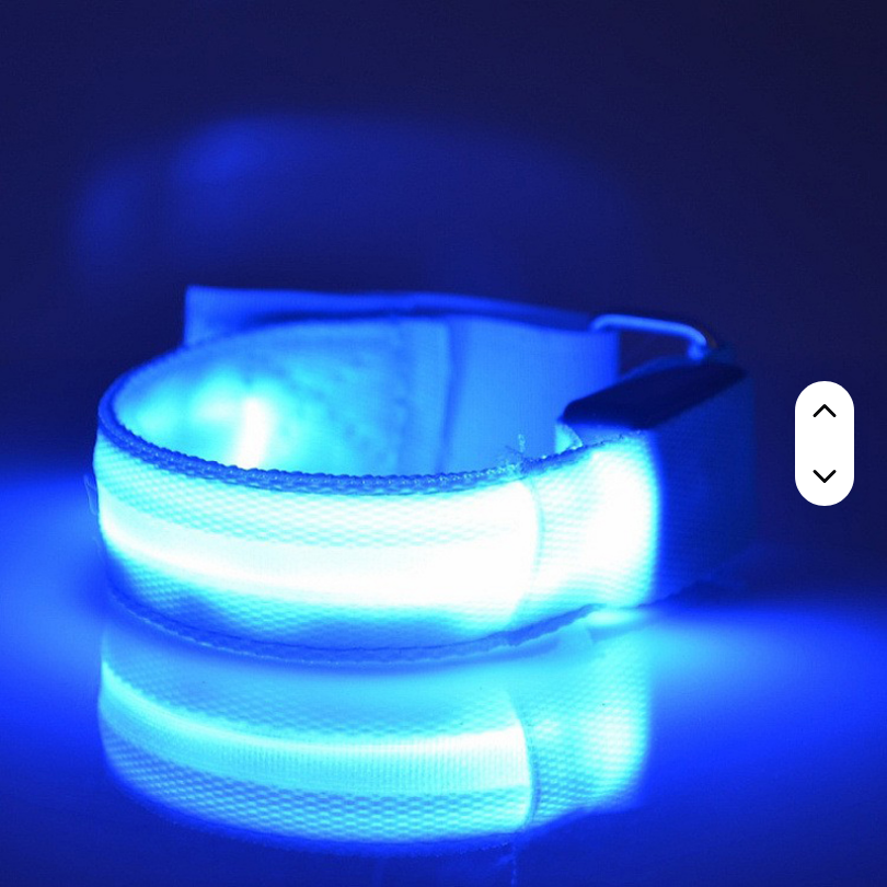 Muñequera Banda Led Recargable USB