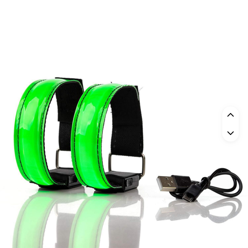 Muñequera Banda Led Recargable USB